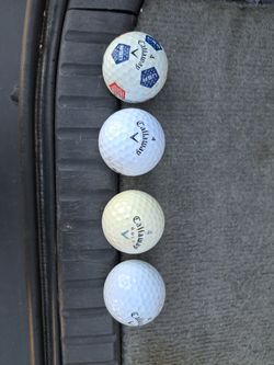 Callaway 4 Golf Balls Used
