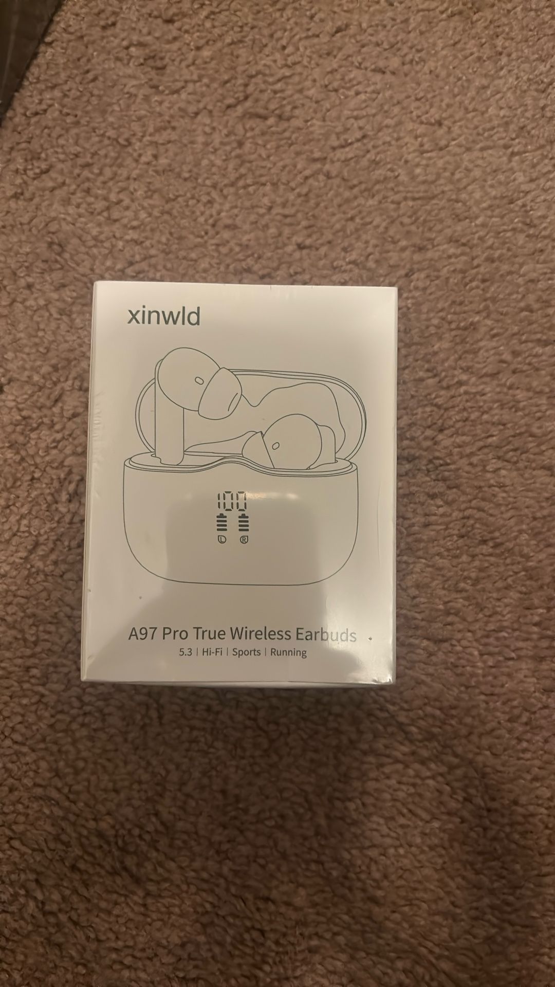 NEW A97 Pro Wireless Earbuds - LED Case, Hi-Fi Sound!