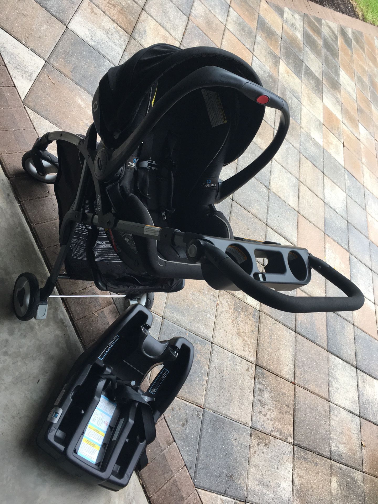 Grace Infant Car seat and Base & Graco Snugrider Elite Infant Car Seat Frame