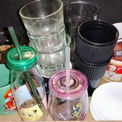 MUGS - GLASSES - SAUCERS - TRAVEL CUPS