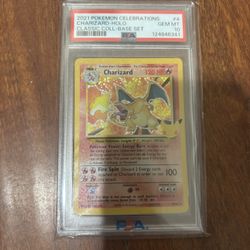 Pokemon Celebrations Charizard Psa 10 