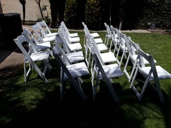 Resin chairs