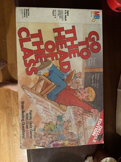 Milton Bradley Go to the Head of the Class Deluxe Edition Board Game- Unopened