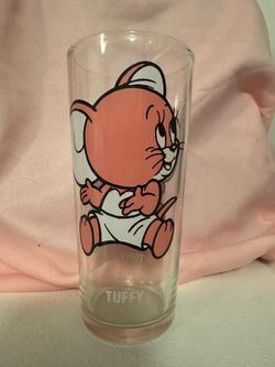 Vintage Pepsi Collector Series glass, Tuffy from Tom & Jerry.  1975