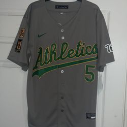 Jacob Wilson #5 Oakland Sacramento Las Vegas Athletics 2026 - 2027 MLB Elite Cool Gray Vapor Stitched Jersey Rickey Henderson Patch Adult Mens Size La