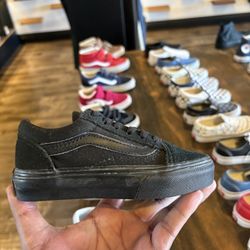 All classic vans and converse Toddler size $15 only, Preschool $20 only. Adults 50% Off 