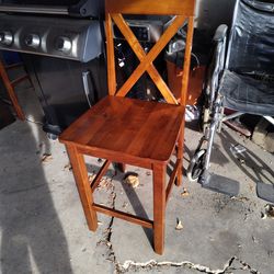 Wooden Barstool