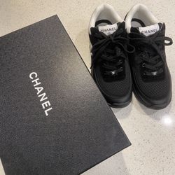 Black And White Chanel Runners
