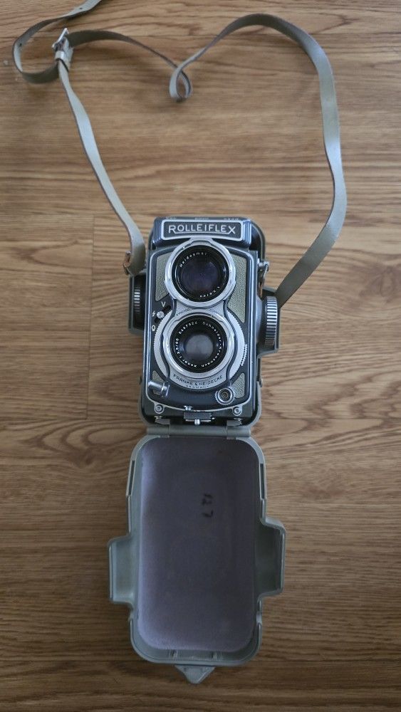 Rolleiflex Camera With Case