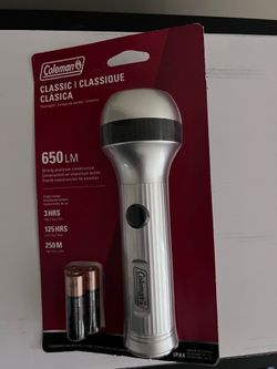 **  🧨  Coleman Flashlight w/ batteries for 4th of July weekend cookouts