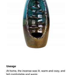 Ceramic Incense Smoke Waterfall Holder 