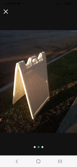 Plasticaid Delux Signicaid A-frame Sign