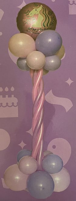Unicorn Balloon Theme 24 Pc Set 