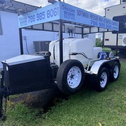Professional Pressure washing and Softwashing Trailer 