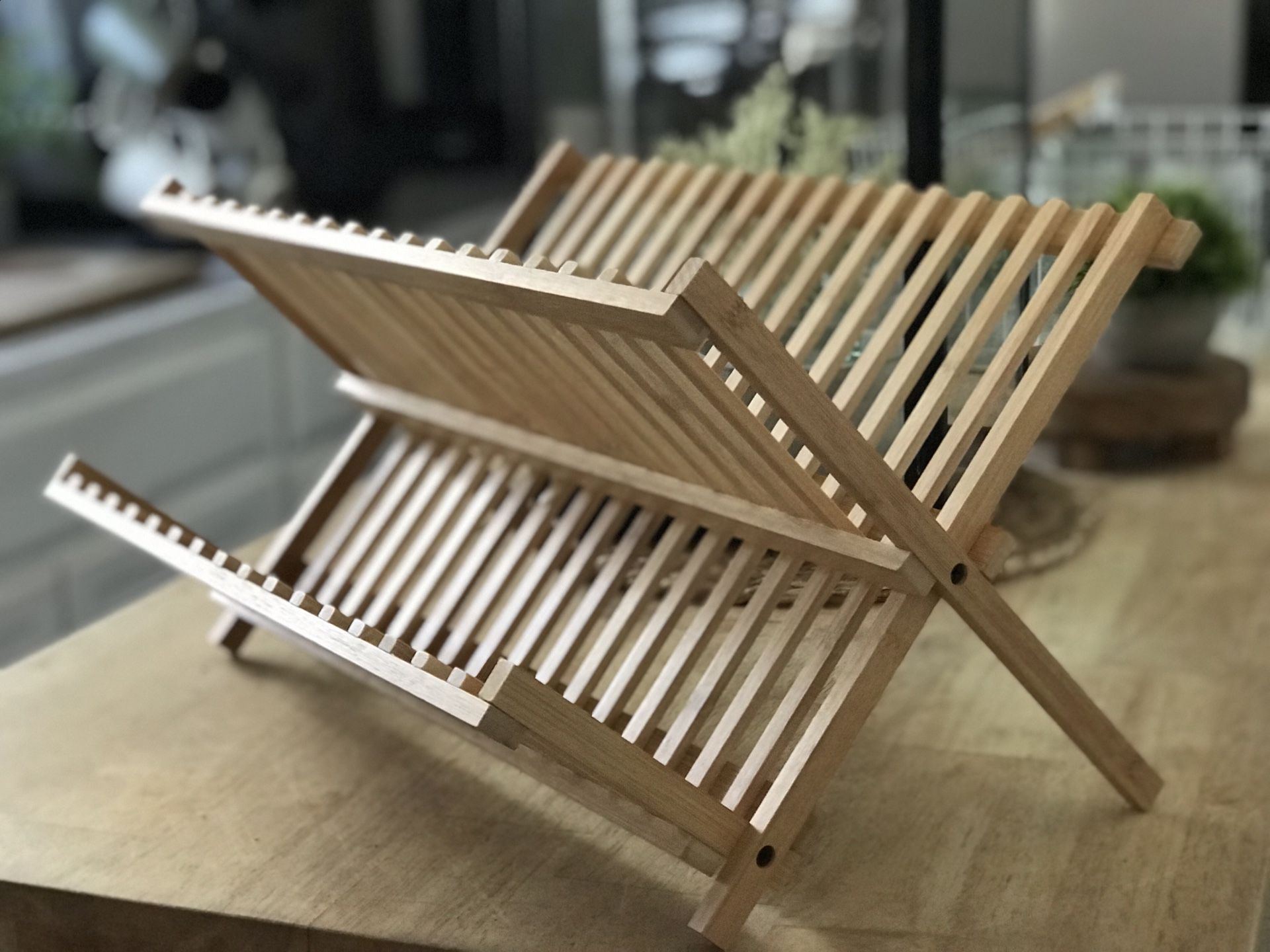 Bamboo : dish rack
