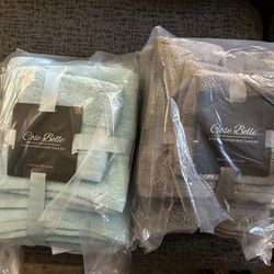 6-piece bath towel set