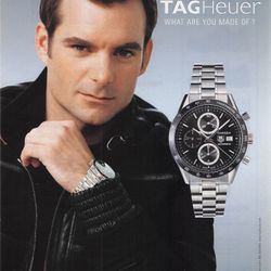 2005 TAGHeuer JEFF GORDON Carrera Tachymeter watch print ad NASCAR wall decor