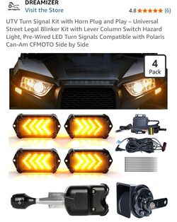 UTV turn signal kit with horn