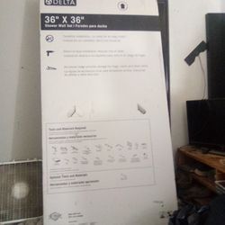 Delta 500 36"X36" Shower Wall Set