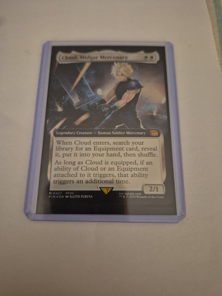 Cloud Midgar Mercenary Ext. Art, Foil