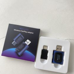 Brand New : 2-in-1 Wireless CarPlay Adapter & Android Auto Wireless Adapter