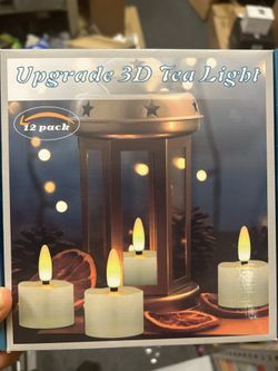12 Pc Rechargeable Tea Light 