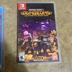 Minecraft dungeons Nintendo switch