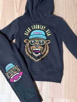 Hurley Bear Country USA Kids Tracksuit Set