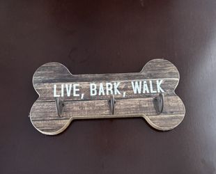 Pier 1 Wall Decor “LIVE, BARK, WALK” Hooks