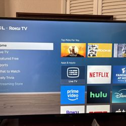 TCL 55”inch Smart Tv