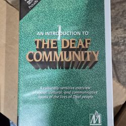 An Introduction to the Deaf Community VHS (Madonna University)