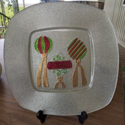 Vintage Holiday Art Glass