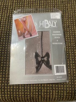 Flock & Rhinestones Fashion Pantyhose (Butterfly)