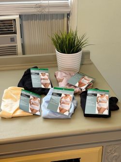 Everyday Comfort High-Waist Panties - Black, Cream, Light Blue, Blush & Yellow