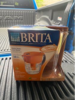 Brita 10-Cup Water Pitcher (Orange)