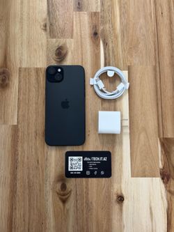 📱 iPhone 15 Plus | 128GB | Black | Cricket Only | Hablo Español 
