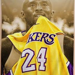 Kobe Bryant Unstoppable Prime Mamba Mentality Forever Wall Tapestry 16"× 24"