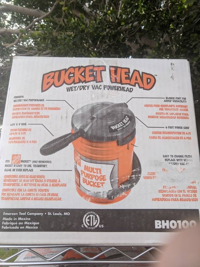 Bucket Head Wet/Dry Vac Powerhead