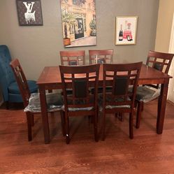 Large Oak Dining Set