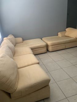 Beige couch