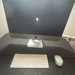 Apple iMac 21.5 (2014) + Apple Keyboard & Mouse & Mouse Pad – Works Great!