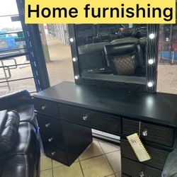 Furniture vanity with LED