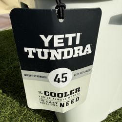 Yeti Tundra 45 New Cooler