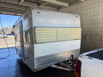 Classic mini Scotts travel trailer livable best offer