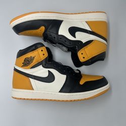 Nike Air Jordan 1 Retro High OG “Taxi” Yellow Toe 555088-711 Size 10