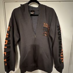 Harley Davidson Zip Up Hoodie