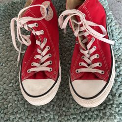 Red Converse Mens Size 7