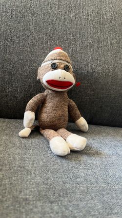 TY Beanie Baby Sock Monkey 2012