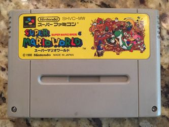 Nintendo Super Famicom Super Mario World(Japanese Version)