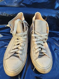 Converse All Star Custom Sneakers Gold Size 9